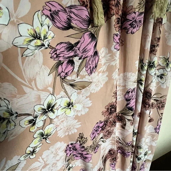 Jaase Chantal Lily Boho Floral Ruffle Maxi‎ Dress Size Large Cottage Corr - Picture 9 of 12